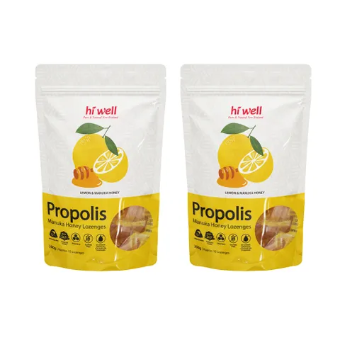 [해외직구] 하이웰 프로폴리스 마누카꿀 사탕 레몬맛 200g 2개
