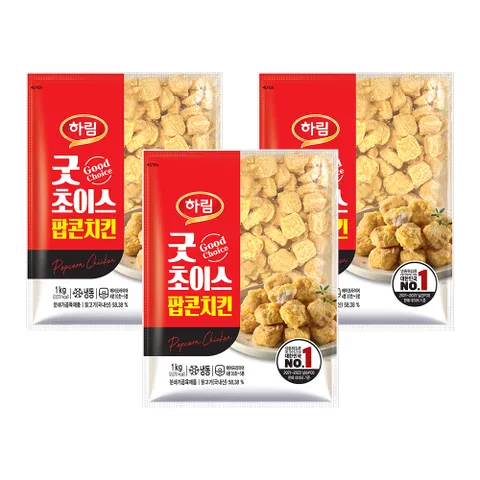 굿초이스팝콘치킨 1kg 3봉