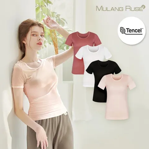 [하프클럽/스페클로]렌징 모달 소프티 여자 반팔티 4종택1 기본티/모달/이너티