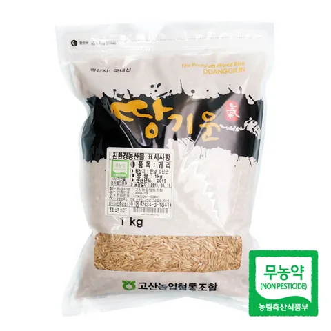 친환경 땅기운 귀리 1kg/1팩