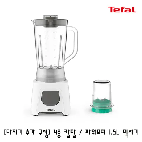 [다지기포함] 파워모터 믹서기 1.5L 대용량 강력칼날 초고속블랜더 BL2B11KR / 계량컵 얼음믹서