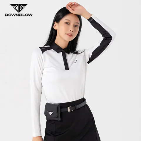 다운블로우 여성 골프 카라긴팔티셔츠 DBFWLW-2002-1W
