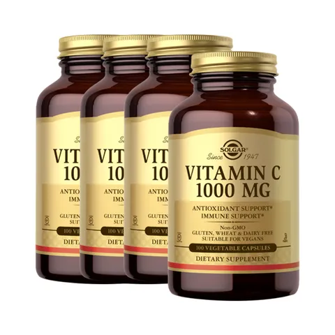 [해외직구] 비타민C 1000mg 100베지캡슐 x4