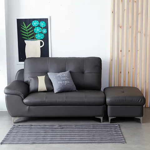 [리퍼][착불]마크 카우치형 가죽소파 2colors