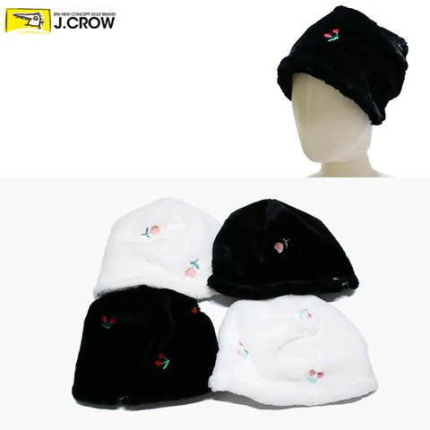 페이크 밍크 벙거지 여성 비니 모자 JCCF-FMBC21H16