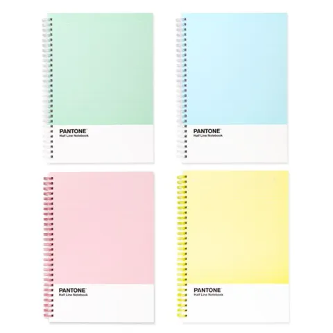 팬톤 2분할 수학 연습장 핑크