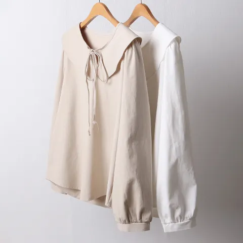 빅사이즈사랑해요 F945L112 코튼세라카라블라우스 CH