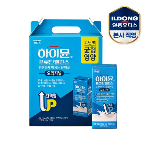 프로틴 밸런스 음료 190mlx16개