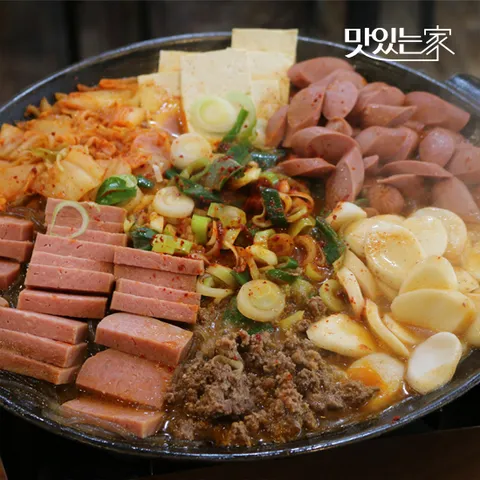 정순옥 부대찌개 의정부 부대찌개 2인분 라면사리포함