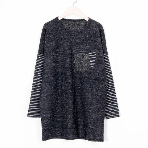 아이우먼 모던스트라이프배색티 MN0684RM112 빅사이즈