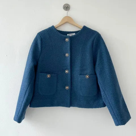 아이우먼 모던양털트위드자켓 YPG246M112 빅사이즈