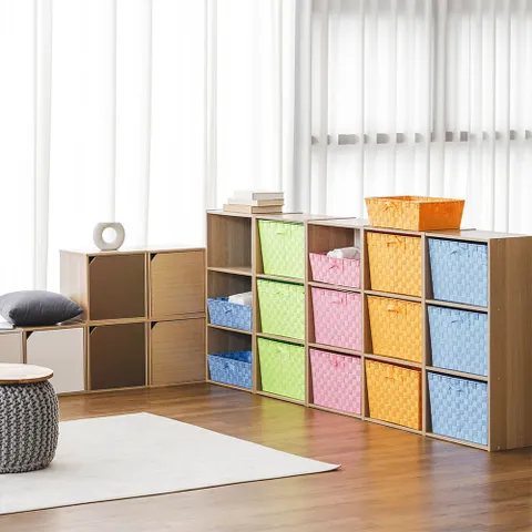 아이리스 다용도 수납함 컬러 바스켓 뚜껑형 CBK-38DT