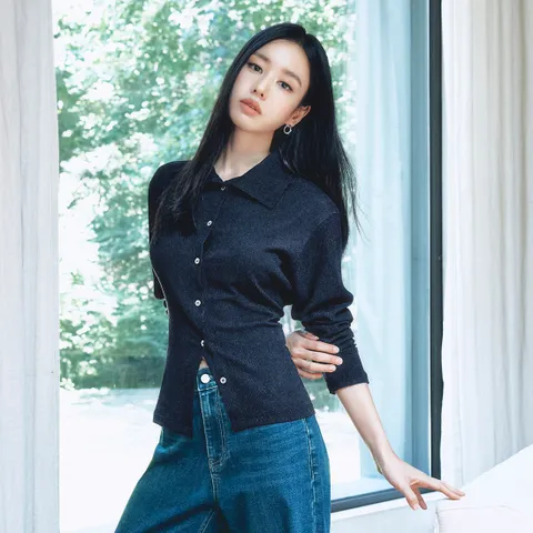 1.3 [최초가 79,900]셀렙샵 에디션 25FW 플리츠 버튼업 슬림 블라우스 2종