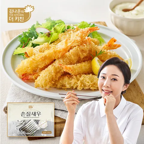 G_김나운 손질새우 명작 8팩x150g, 총 80마리