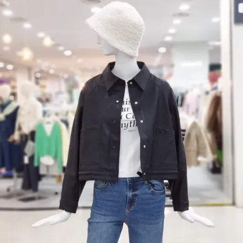 레더 블랙 가죽자켓 FSOFY5JH03G