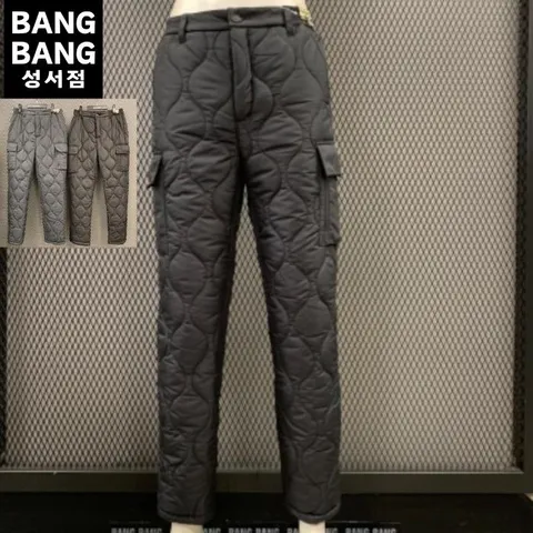 P23640206_C43806_B1785_뱅뱅 HC04 겨울남성퀄 팅 카고 누 빔 패딩 솜바지 NPK
