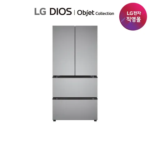 LG 디오스 오브제 김치톡톡 4도어 505L 김치냉장고 Z509MPSF13
