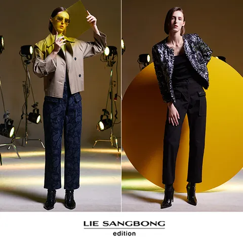 이상봉에디션 아웃포켓 세미 배기데님 1종