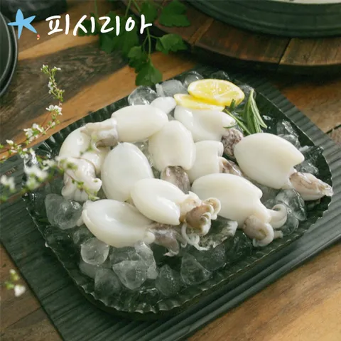 [피시리아]자연산 손질 갑오징어 200g * 12팩/총 2.4kg
