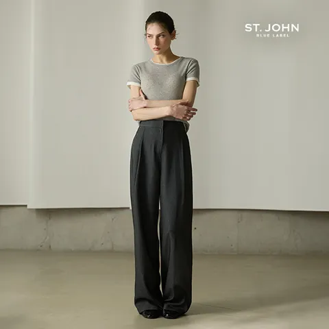 2-3 센존블루라벨 26SS 헤리티지 와이드 데님 슬랙스