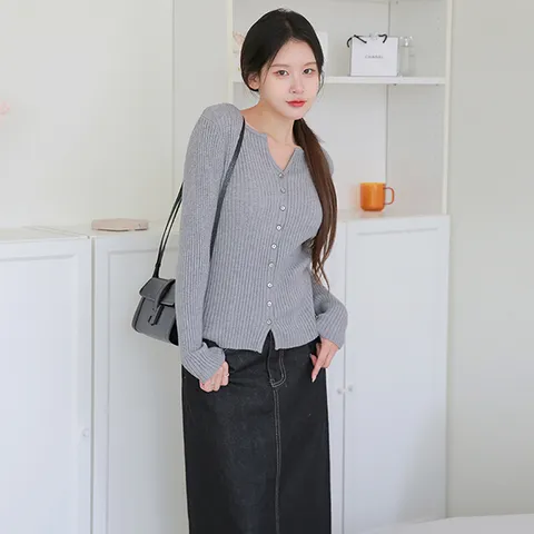 [최초가 109,900원][르포엠]쥬네브 골지 니트 앙상블 2종세트