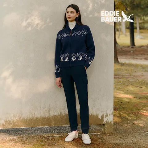 에디바우어 25FW 기모 트리코트 조거팬츠 3종 여성