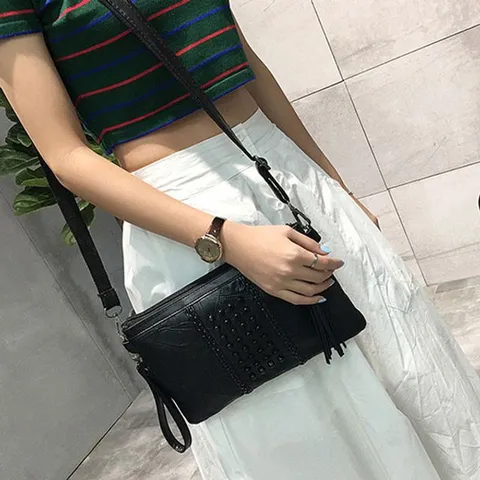 여성 양가죽 클러치 크로스백 숄더백 가방 수납가방 소가죽 블랙가방 가죽가방방 양가죽