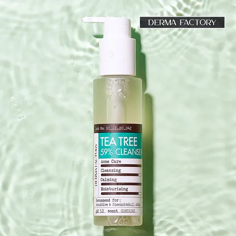[더마팩토리] 비건인증 티트리 59% 젤 클렌저 (여드름기능성) 150ml