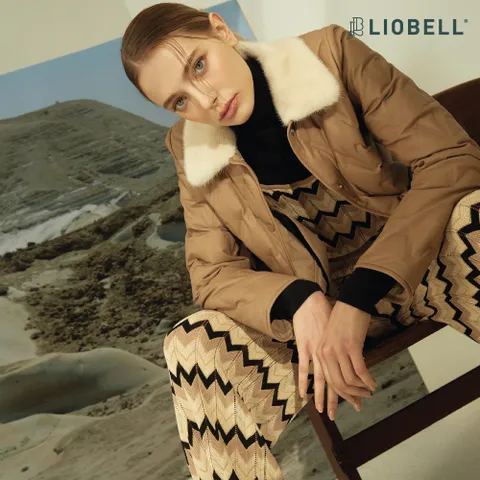 [최초가 499,000원] 리오벨 밍크 숏다운 양가죽 점퍼