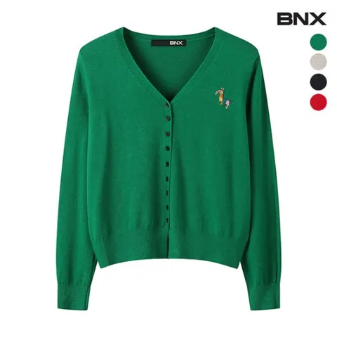 정상가59,000 | 캐릭터 자수 포인트 버튼업 니트 가디건 (BW3CD009L0)