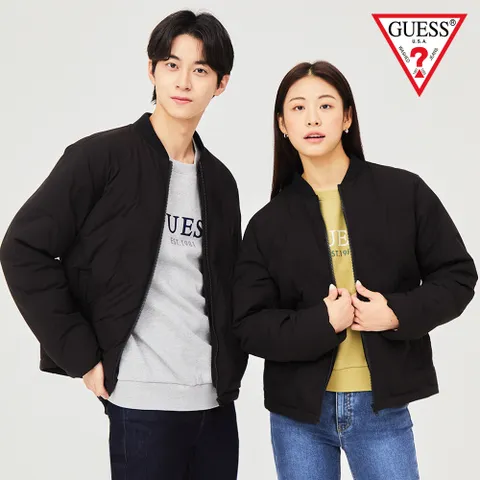 [게스] 심리스 숏 덕다운 점퍼 NN4W0573