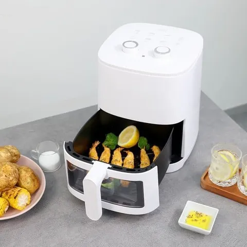 유리에어프라이어 3.5L FW81 에어후라이기 소형 글라스 에어프라이기