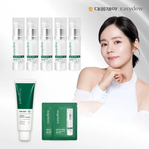 [판매 1등/2] 대웅제약 이지듀 리프트 앰플 5병+보습크림
