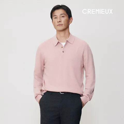 다니엘크레뮤 26FW 캐시미어 울 블렌드 카라 니트 2종