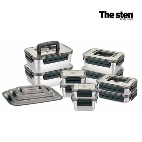 [인기구성]더스텐 그리너리 스텐 밀폐용기 13종세트