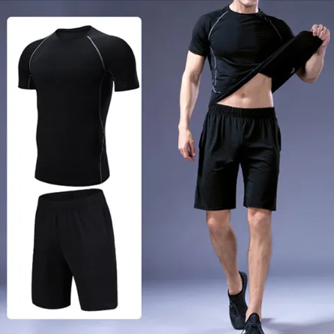 남성 여름 트레이닝복 세트 반팔티 반바지 스포츠웨어