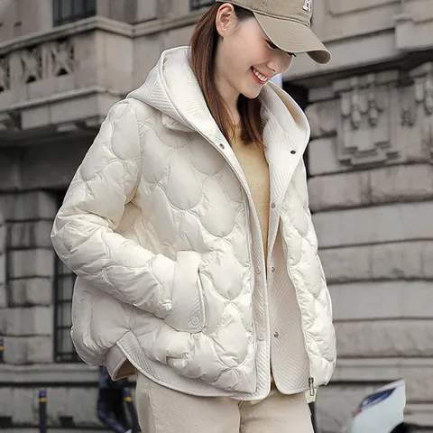 [유어하젤] 제이솝 퀼팅 후드 경량 패딩 점퍼_W2970