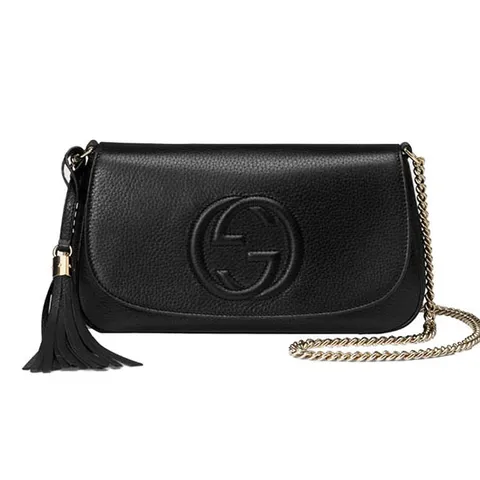 구찌 소호 테슬 체인 크로스백 536224