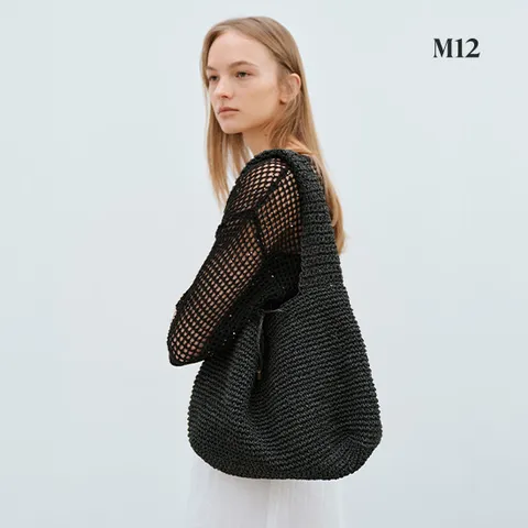 2-5 M12 25SS 한지사 썸머 니트백