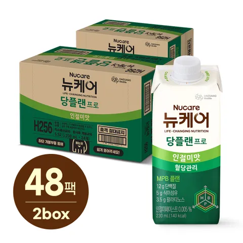(본사출고) 뉴케어 당플랜 프로 인절미맛 (230mlx24팩) 2박스