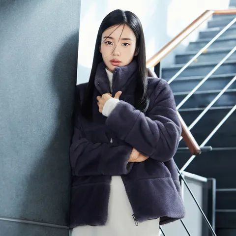 1.1셀렙샵에디션 NEW FAUX밍크 리버시블 헝가리구스다운