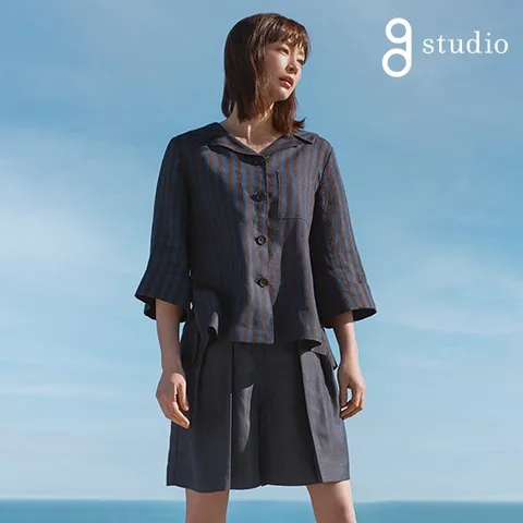 [최초가 69900][지스튜디오]22 뉴클래식 린넨혼방 하프팬츠