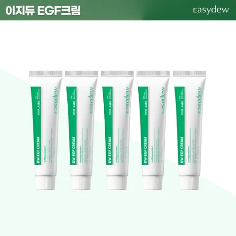 대웅제약 이지듀 포스트 레이저 EGF 크림 5통