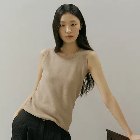 4-4 [최초가69,900원] M12 26SS 린넨 블렌디드 에센셜 하찌 니트탑 3종