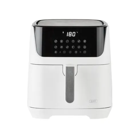 플랜잇 저소음 스텐 에어프라이어 6.5L  화이트/히든패널/스텐바스켓 PAF-N550W