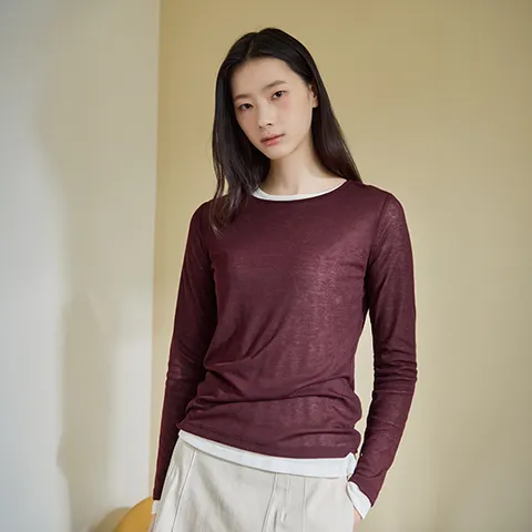 [온플] M12 26FW 에센셜 시어 라운드 티셔츠 5종
