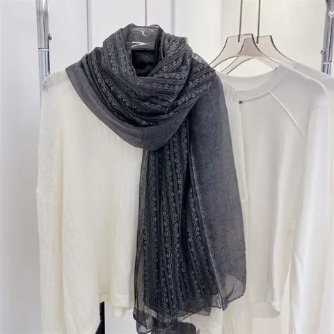 코코비치 여름 스카프 린넨 엄마 롱 여성 봄 목도리 중년스카프 레이스스카프