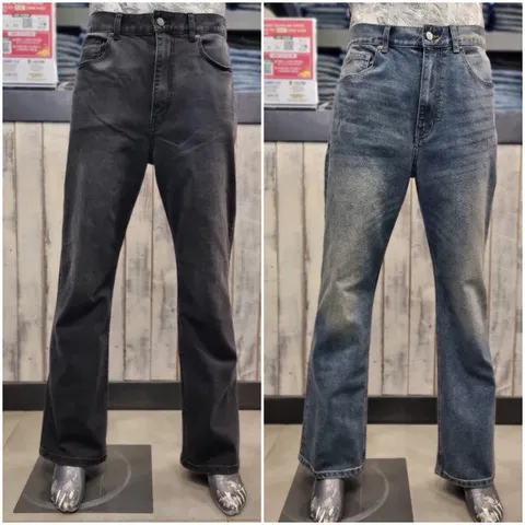 남성 트렌드 부츠컷 D/BK 부츠컷 청바지_US