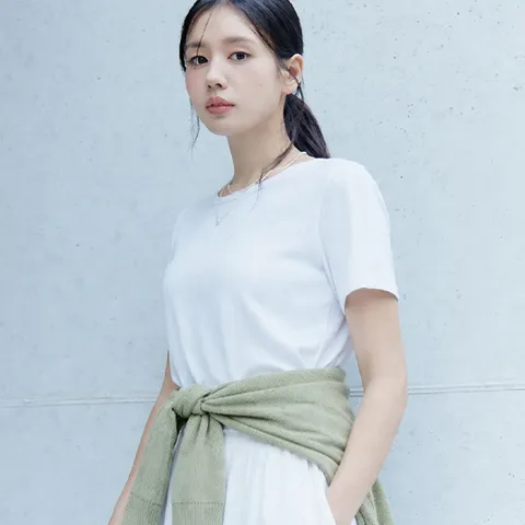 1.2셀렙샵 에디션 26SS 콤드코튼 포인텔 티셔츠 3종