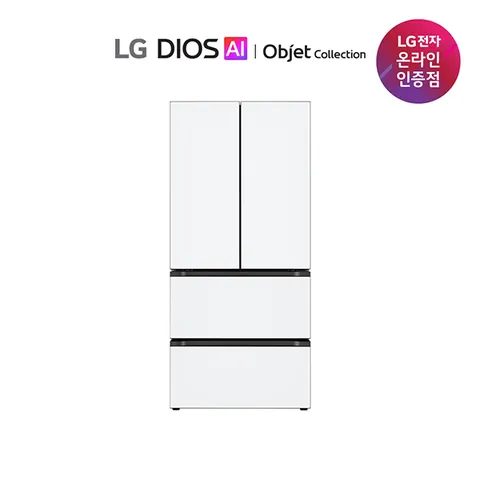 [M] LG 디오스 AI 오브제 김치톡톡 4도어 1등급 김치냉장고 491L Z495MQQ271